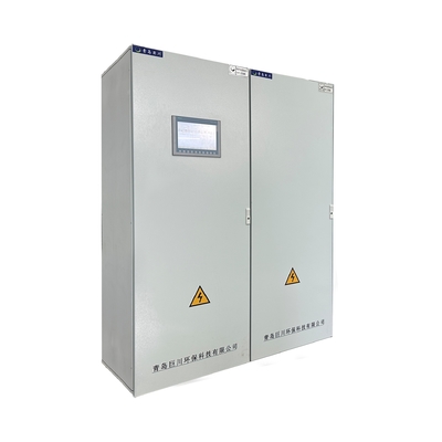 Panel de control de planta de agua de suelo exterior de acero inoxidable con HMI fácil de PLC