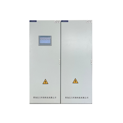 Panel de control de planta de agua de suelo exterior de acero inoxidable con HMI fácil de PLC
