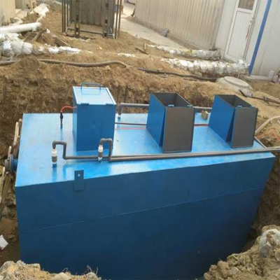 Sistema de tratamiento de aguas residuales industriales en contenedores MBBR MBR para suelo o subsuelo