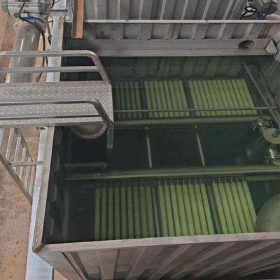 20-200m3/d Capacidad Tiendas de materiales de construcción Industrial MBR Planta de tratamiento de aguas residuales