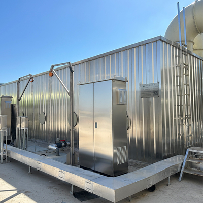 Equipo de desodorización de plantas de aguas residuales biológicas impulsadas por biofiltros