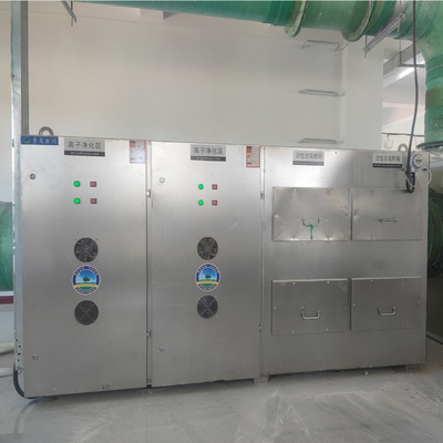Equipo de desodorización de iones de alta energía para plantas de alcantarillado con biofiltro de componente central
