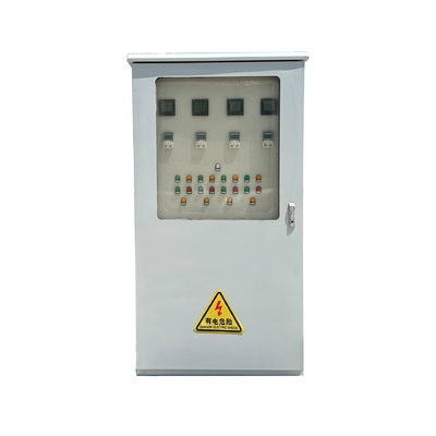 Programación de la automatización de la planta de agua Panel de control PLC con acabado recubierto en polvo RAL7035