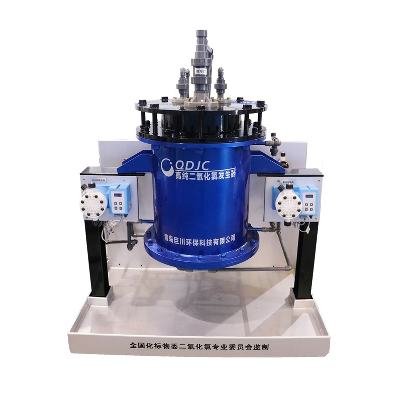 Generador de dióxido de cloro para el tratamiento del agua para presión de entrada 0,2-0,6Mpa y 100-400 kg