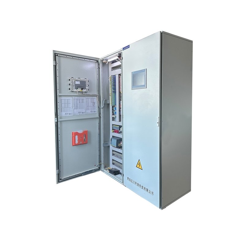 Panel de control industrial PLC HMI para la estación de bombeo de agua cruda TCP RJ45 Comunicación