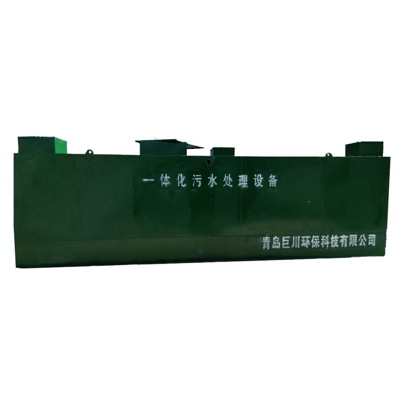 Dispositivos de tratamiento de aguas residuales en contenedores 4.7*2*2m Tamaño para normas en Qingdao